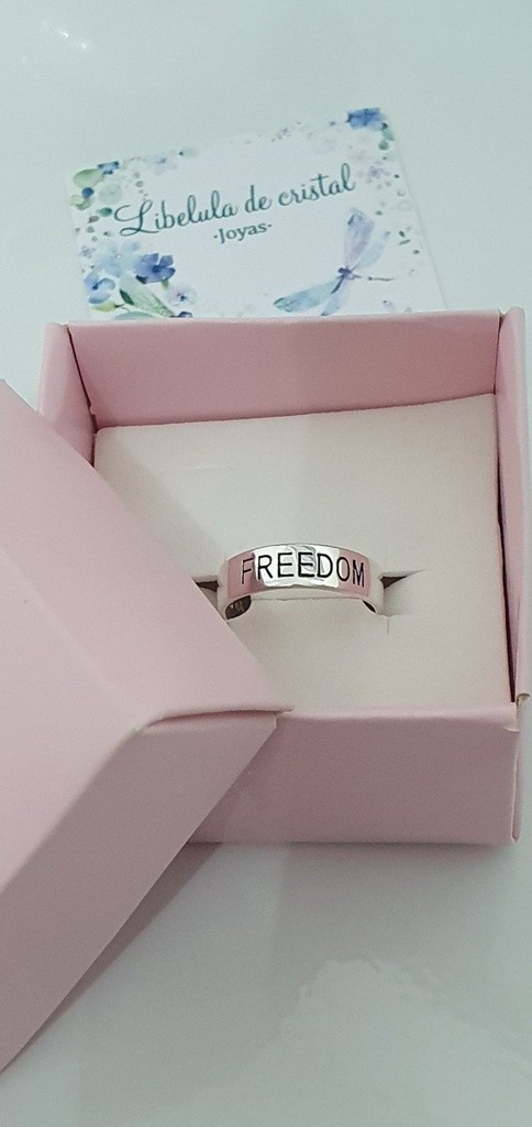 Anillo midi plata 925 Freedom